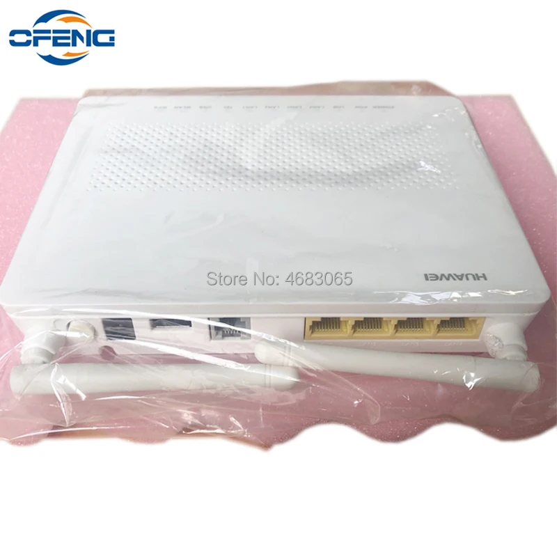 7 шт. б/у Hauwei Gpon WiFi Ont onu 2POTS + 4FE 1USB модем с английским программным обеспечением