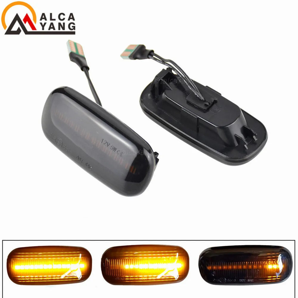 

2 pieces Led Dynamic Side Marker Light Turn Signal Light Sequential Blinker Light For Audi A3 S3 8P A4 B6 B8 B7 S4 RS4 A6 S6 C5