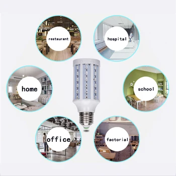

12W UV Germicidal LED Corn Lamp Portable Disinfection Bulb UVC Ultraviolet Tube Light Household Ultraviolet Sterilizer Light