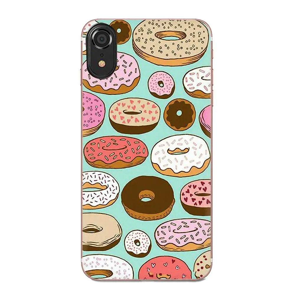 Милый пончик мягкий ТПУ дизайн на заказ для Huawei Mate 9 10 20 P P8 P9 P10 P20 P30 P40 Lite Pro Smart