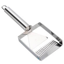 Крепкий скребок из нержавеющей стали для меда пчелиный улей вилка для меда Лопата мед гребень затонувшие области скребок пчеловодства инструменты 21 см