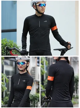 

Men Women Long Sleeve Jersey Set Woman's breathable quickdry Sportswear Road Bike Uniform Spring Autumn MTB Cycling Clothing