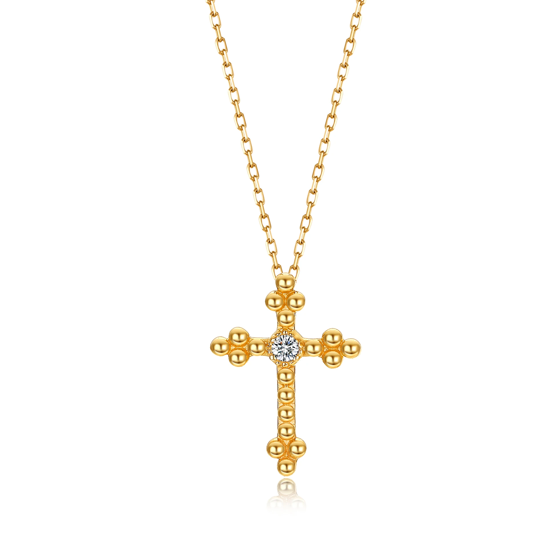 ZOCAI Brand 9K Gold Real Diamond 