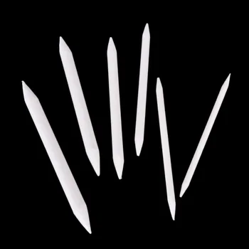 

6pcs Double Head Durable Art Drawing Tool Pastel New Blending Smudge Tortillon Material Escolar Sketching Paper Pencils
