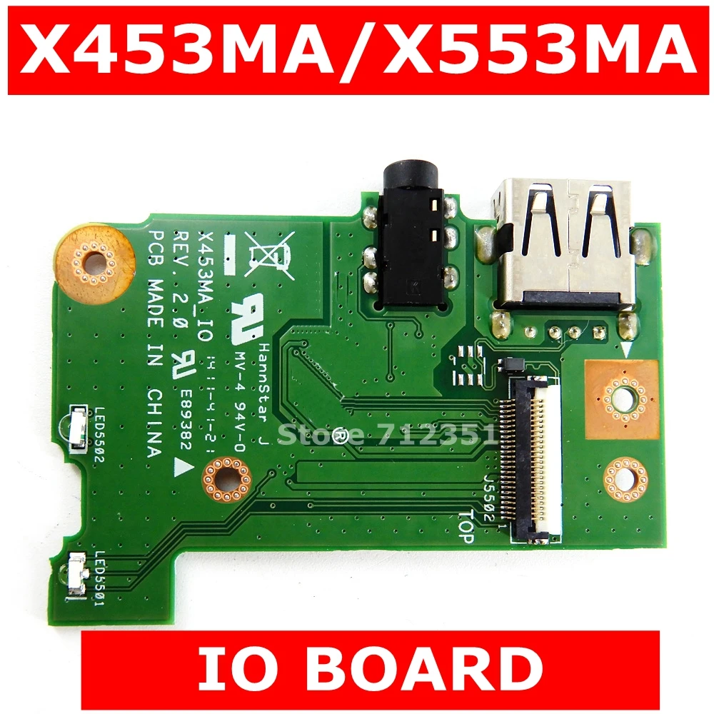 Плата интерфейса для ноутбука X453MA IO REV 2 0 Asus X403M F453M X553MA X503MA F553MA X503M F553M | Компьютеры и