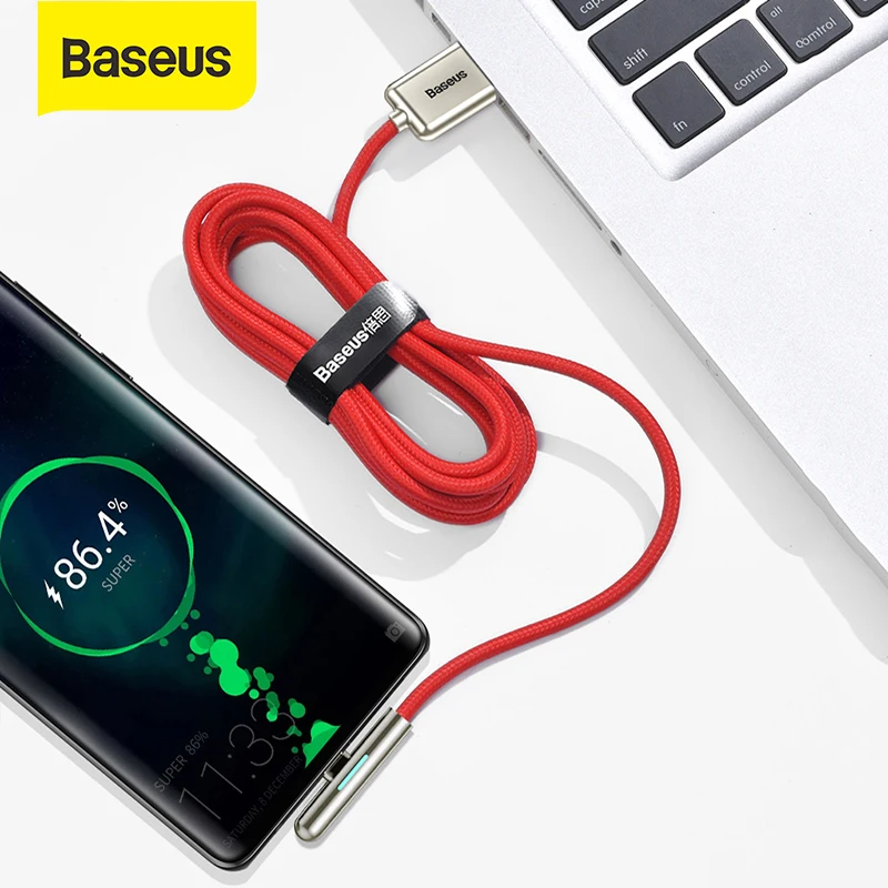 USB кабель Baseus для флеш-накопителя Type -C зарядный Mate 30 Pro P30 20 тире зарядка телефона