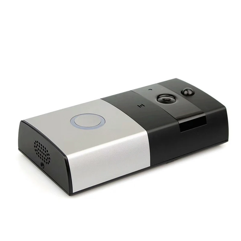 

House Durable Video Doorbell Night Vision Remote Wifi Information Push Alarm Cat Eye Smart Anti-theft Door Camera *