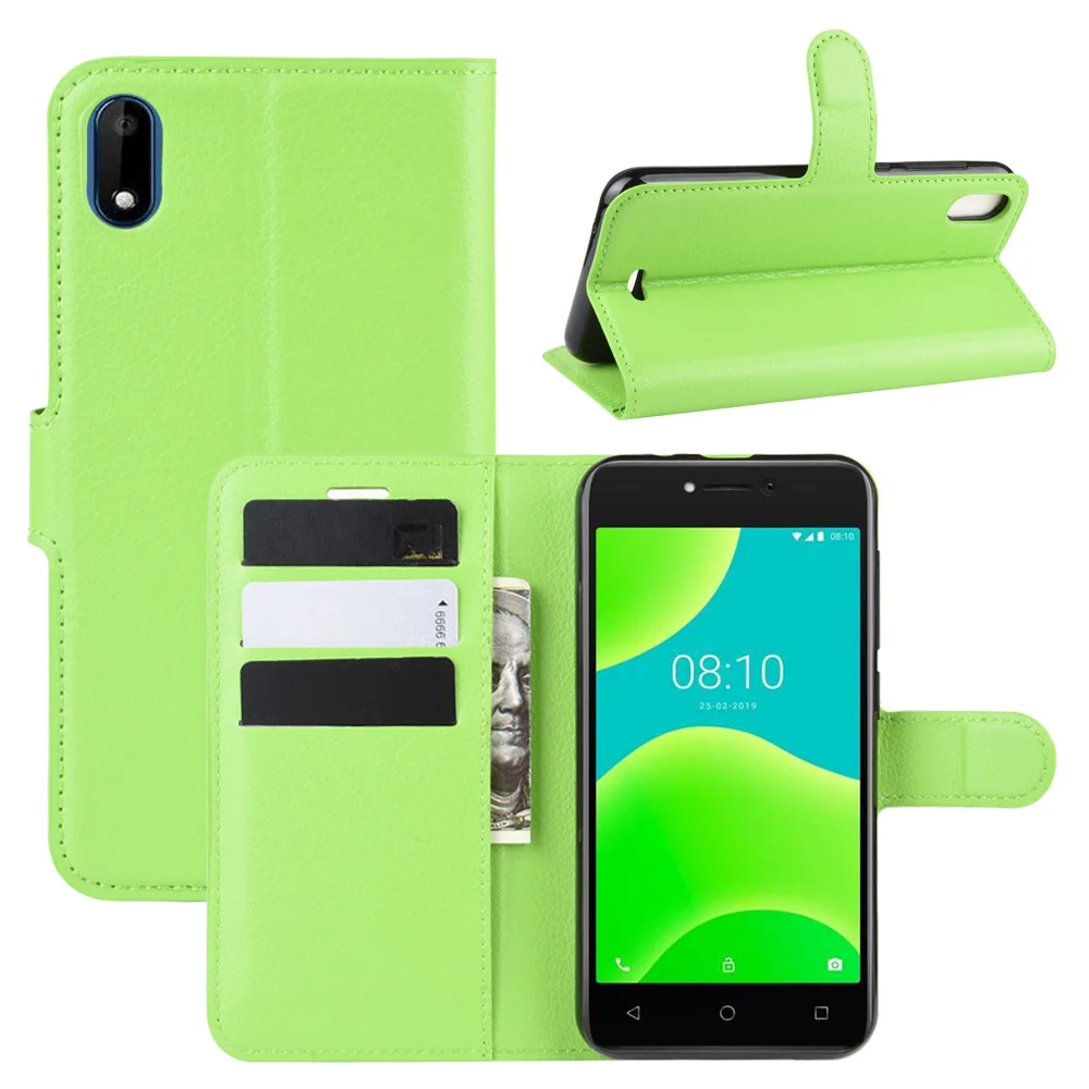 Чехол-Кошелек для Wiko Sunny 4, кожаный чехол для Wiko Y50 Y70, флип-чехол для телефона, задняя крышка из ТПУ, подставка с держателями карт, чехол