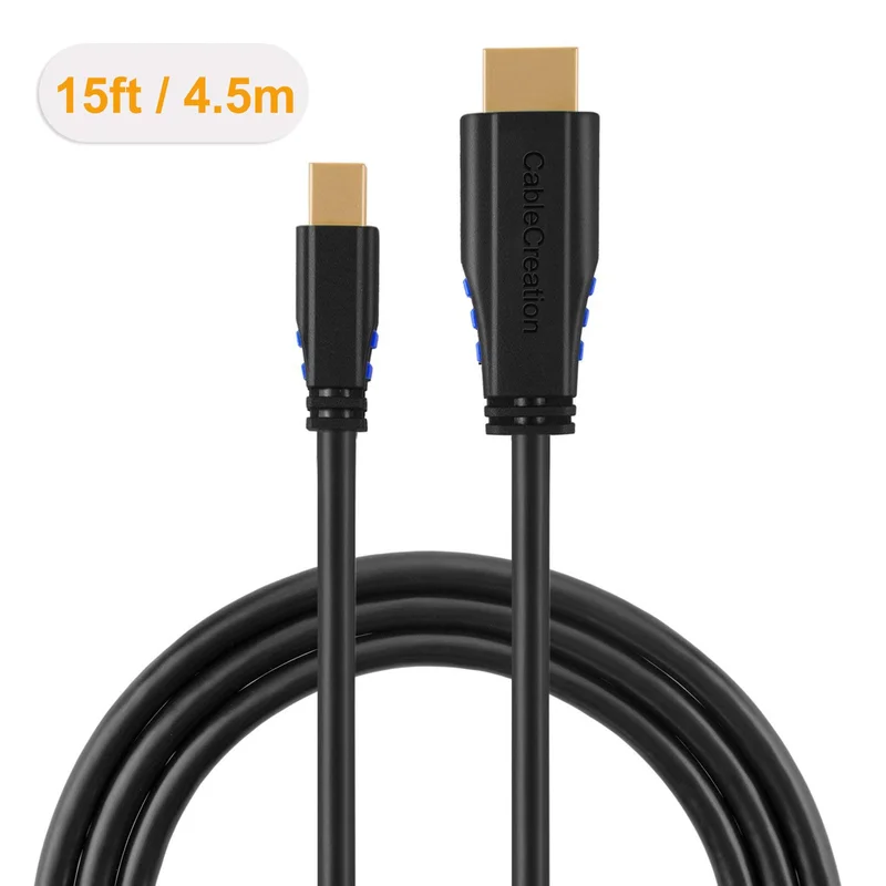 Мини DP к HDMI кабель 3FT 4K mDP (Thunderbolt 2 порт) AV HDTV адаптер совместим с MacBook Pro Surface 2/3/6 и т.