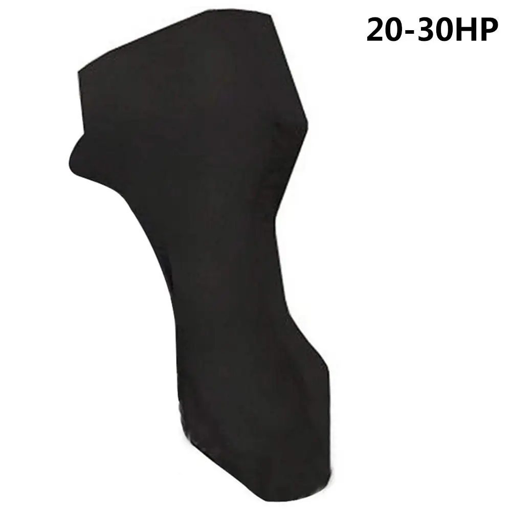 Boat Full Motor Cover Outboard Engine Protector For 20-60HP Boat Motors Black Waterproof 210D Oxford Cloth Dust Cover - Цвет: 2030HP