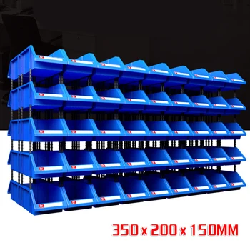 

Wall Mounted Panel Garage Tools Screws Bits Storage DIY Organizer Rack Boxes Bin Home Storage And Organization