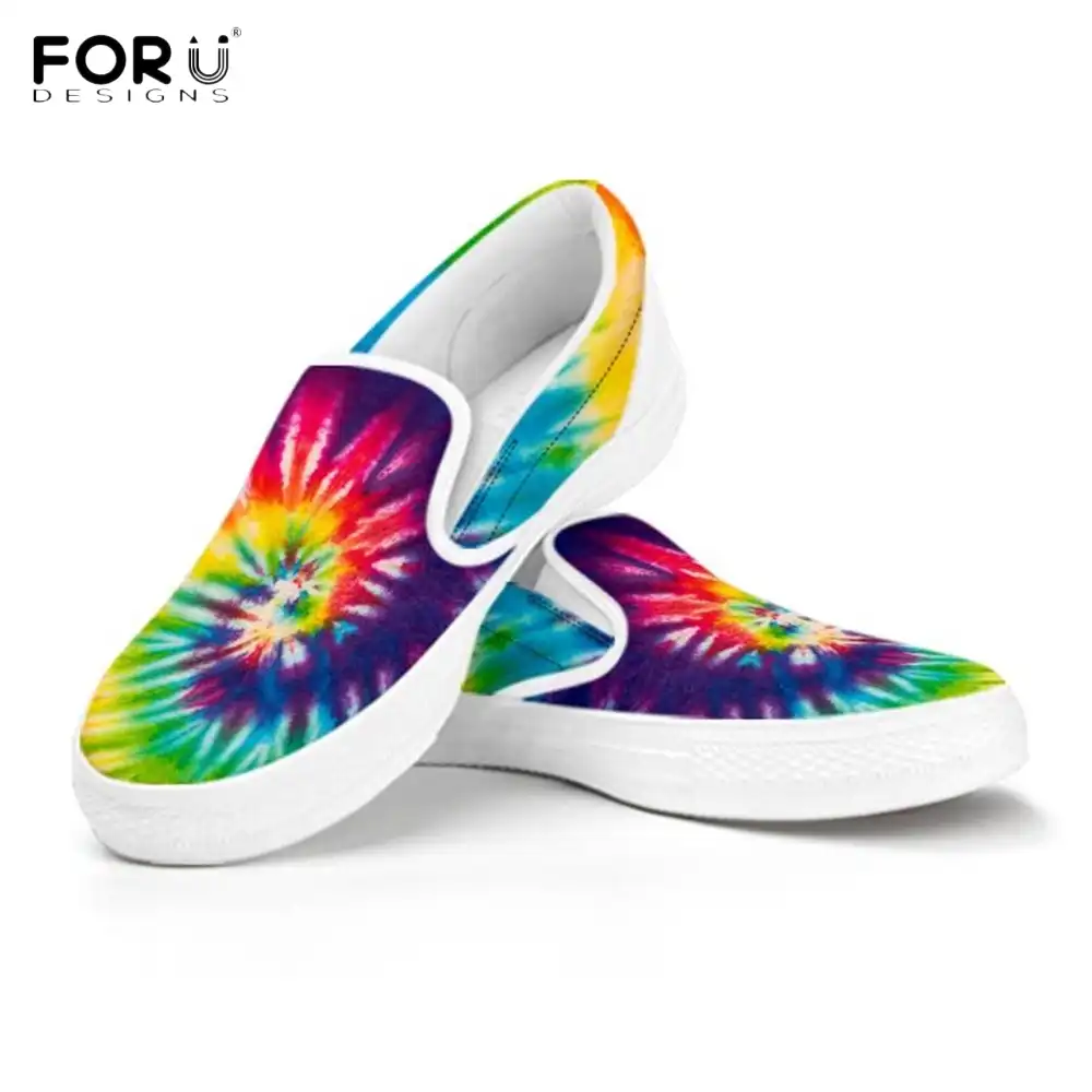 colorful slip on shoes