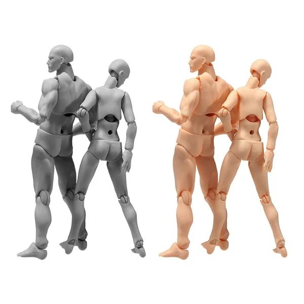 Figuarts Body Kun& Body Chan DX набор мужской женский Figma Bandai СВЧ ферритовый ПВХ фигурка модель для СВЧ
