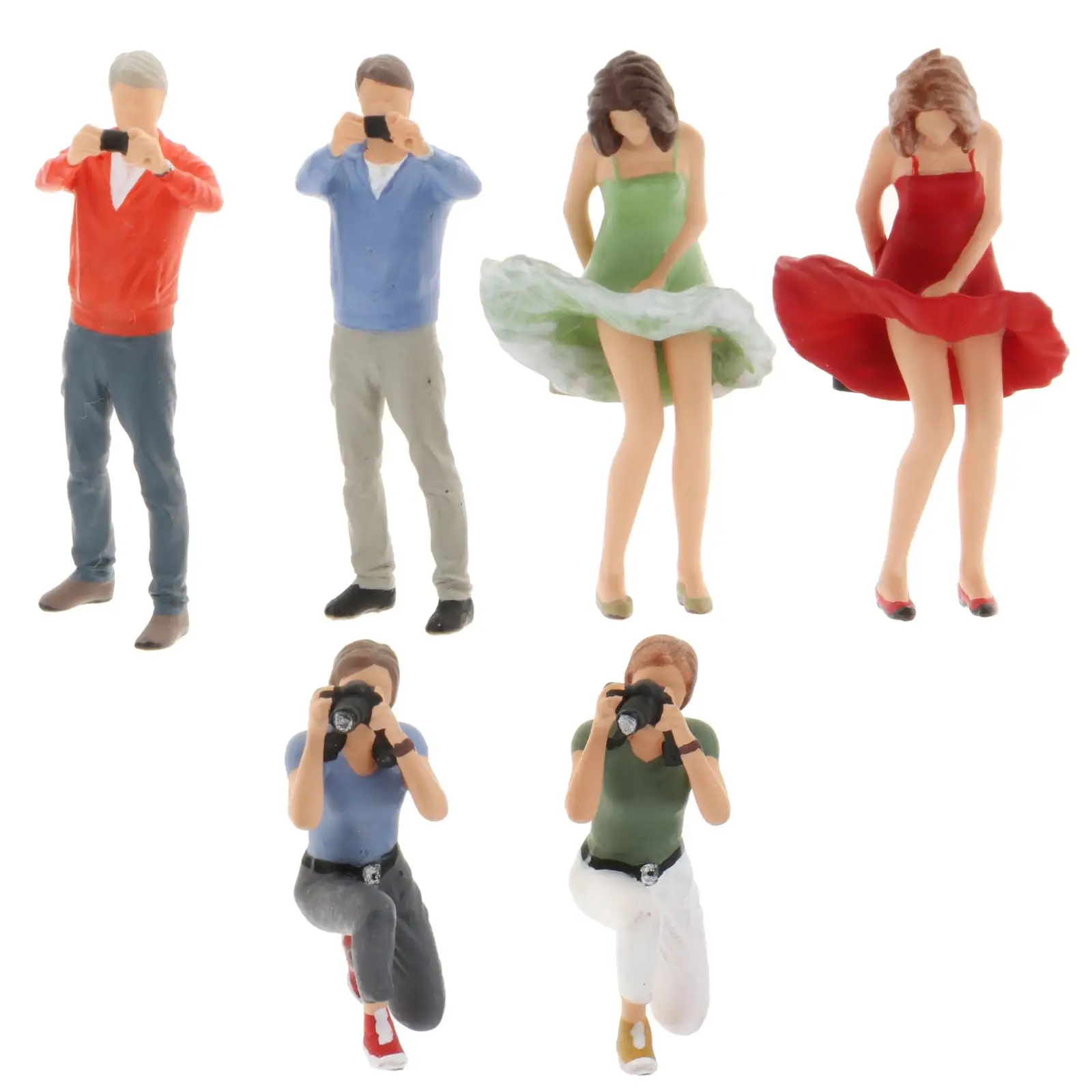 Mesa de construcción con personajes de Lady People para adornos, modelo 1/64