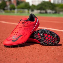 Профессиональная спортивная обувь для бега для мужчин, женщин и детей, кроссовки для бега с шипами черного и золотого цветов