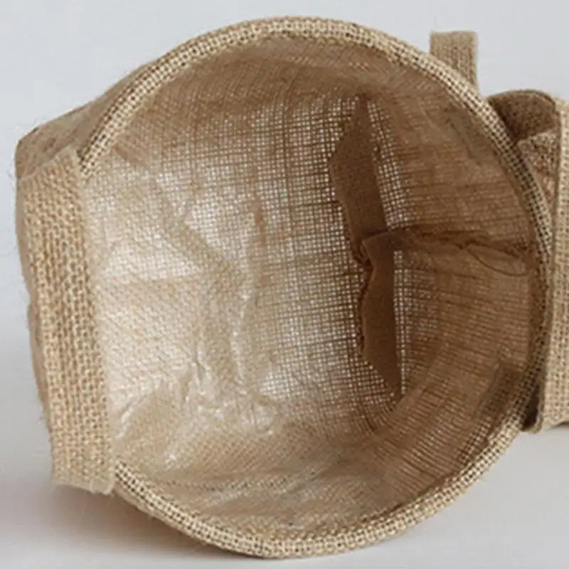 Folding Fabric Storage Box Basket Fish Storage Box Jute Basket Folding Storage Box Decor Hanging Pocket Storage Basket