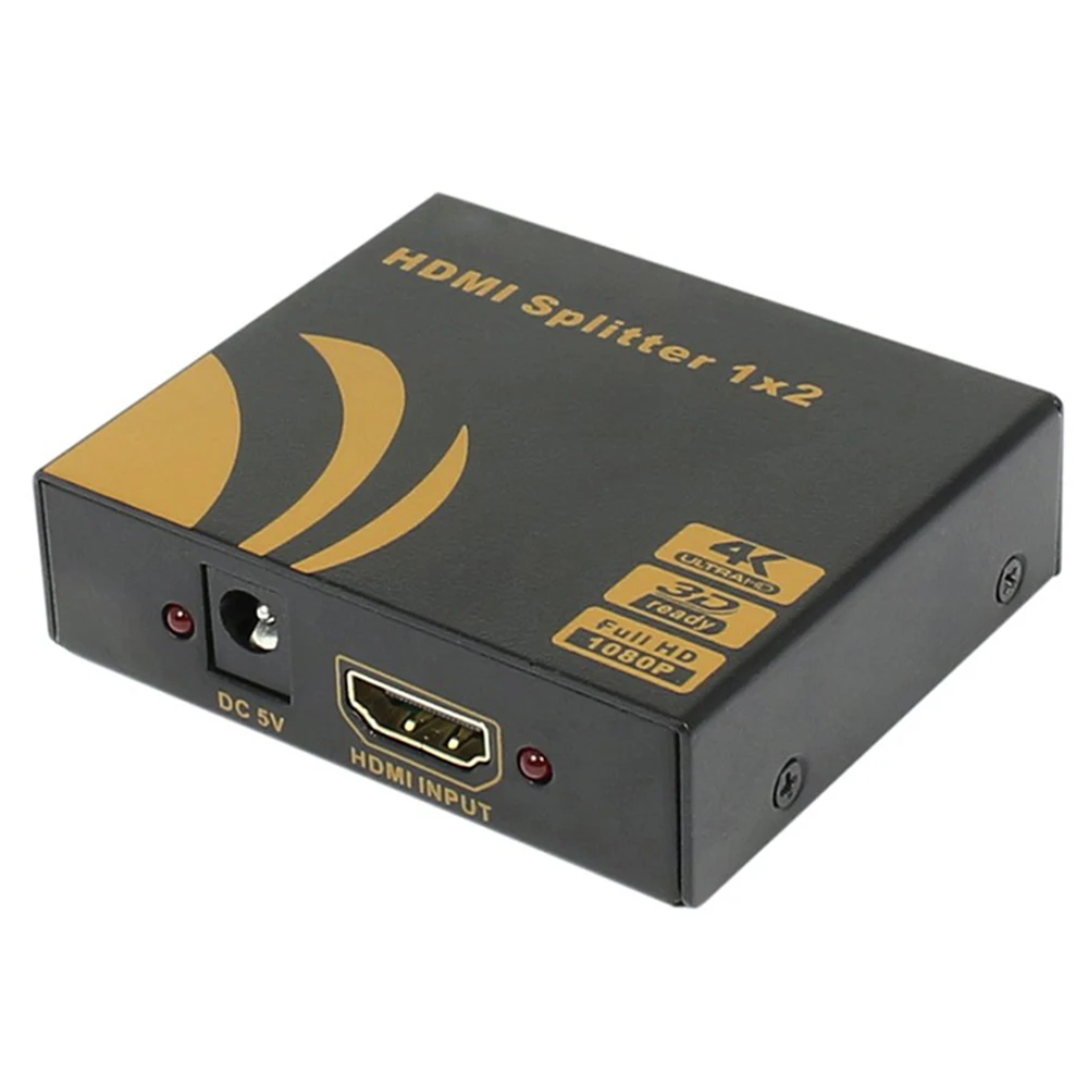 UHD 4K HDMI сплиттер 1X4 порт HDMI усилитель переключателя втулка ретранслятора HDMI 1 в 4 Выход 3D& 1080P 4K X 2 K/30 HZ