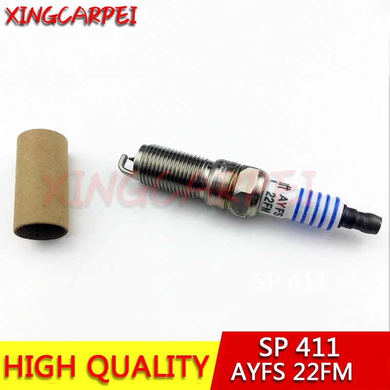 4pcs/lot AYFS 22FM SP 411 Spark Plugs For Ford AYFS22FM SP-411 SP411 Auto Part Ignition Plug Free Shipping | Автомобили и