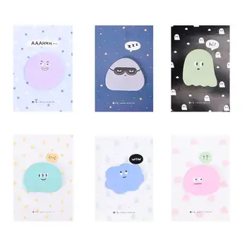 

180 Sheets Adorable Cartoon Memo Papers Memo Pads Notebooks Sticky Labels Paper Stickers for Home School Office
