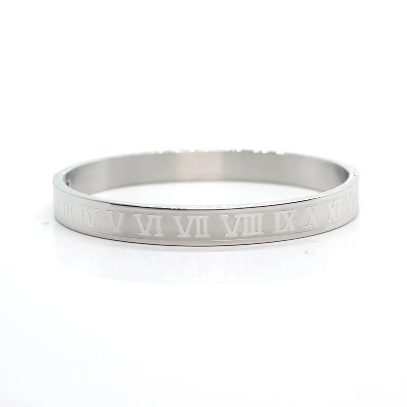 Bangle silver Роскошный Королевский Набор браслетов, римские плетеные браслеты для мужчин, женская модная бижутерия, нарукавная повязка, золотые манжеты, подарки дружбы, Новинка - Окраска металла: Bangle silver