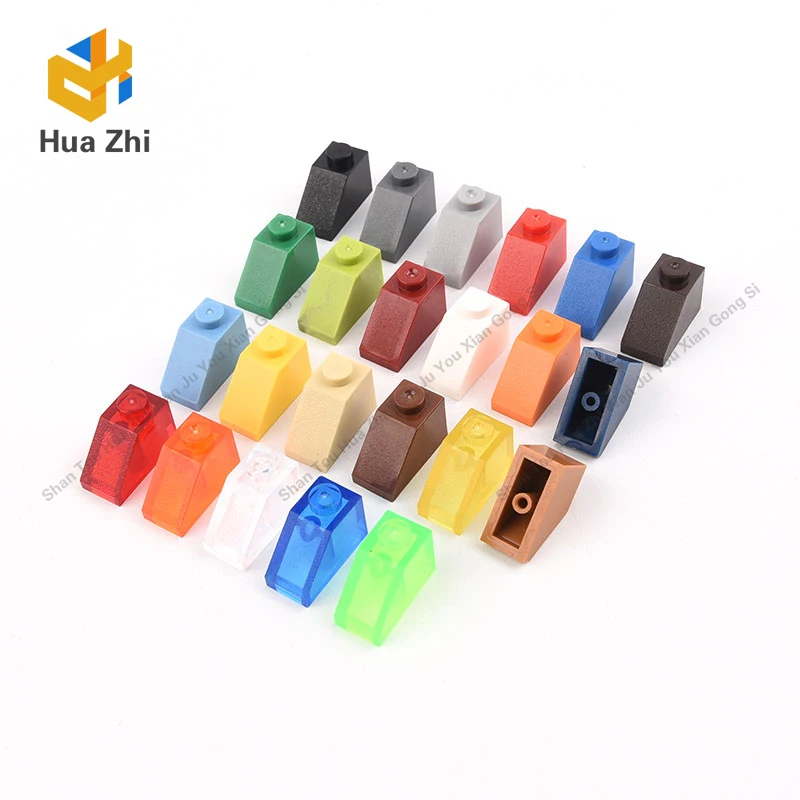 Mejor precio 10 Uds 3040 pendiente de 45 ° 2x1 con la parte inferior PinBuilding bloques a MOC bricolaje educación construir juguetes de ladrillo neQKMpQkqQ7