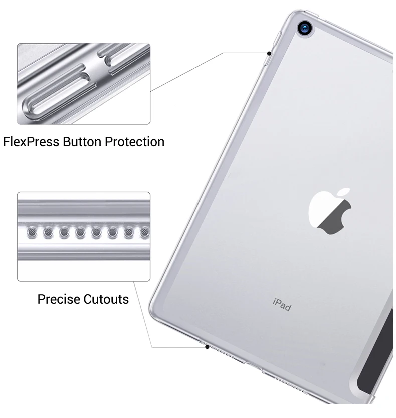 Tablet case for Samsung Galaxy Tab S5e 10.5" Auto Smart Sleep wake funda Trifold Stand Solid cover capa skin for SM-T720/T725-3