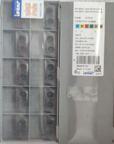 ISCAR 10 шт. карбидные вставки HP-ADKT2207PDTR-IC928