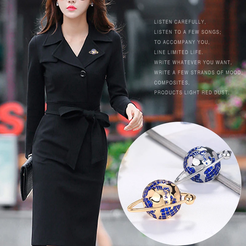 Newest Corsage Brooch Pin Jewelry Globe Shape Decoration for Dress Scarf Shirt Women | Украшения и аксессуары