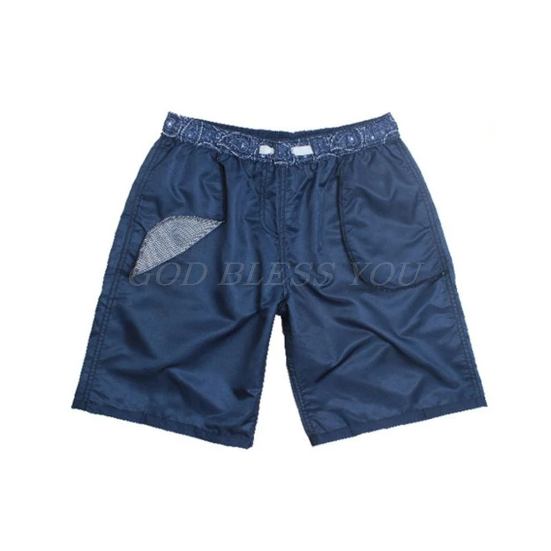 Mens Waterproof Swimming Trunks Solid Color Quick Dry Surfing Sports Beach Shorts Drawstring Adjustable Board Pants With Pockets Mens Waterproof Swimming Trunks Solid Color Quick Dry Surfing Sports Beach Shorts Drawstring Adjustable Board Pants With Pockets