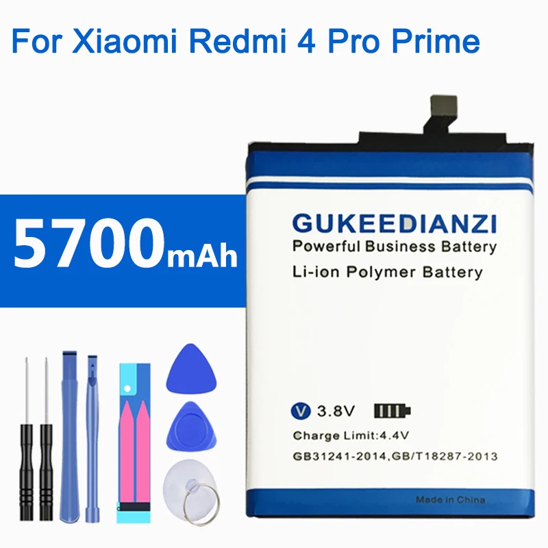 Аккумулятор для телефона Xiao Mi BN40 батарея большой емкости Xiaomi Redmi 4 Pro Prime 3 ГБ ОЗУ 32