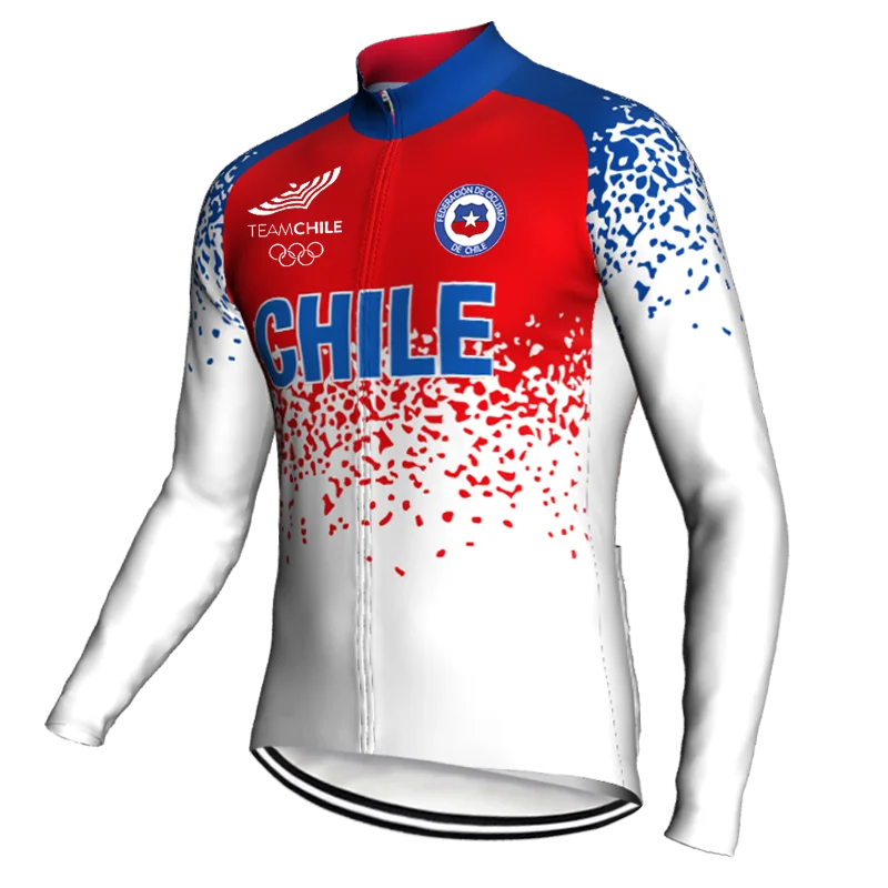 Long Cycling Men Jacket Bike Jersey MTB Shirt Race Sport Top Wear Road