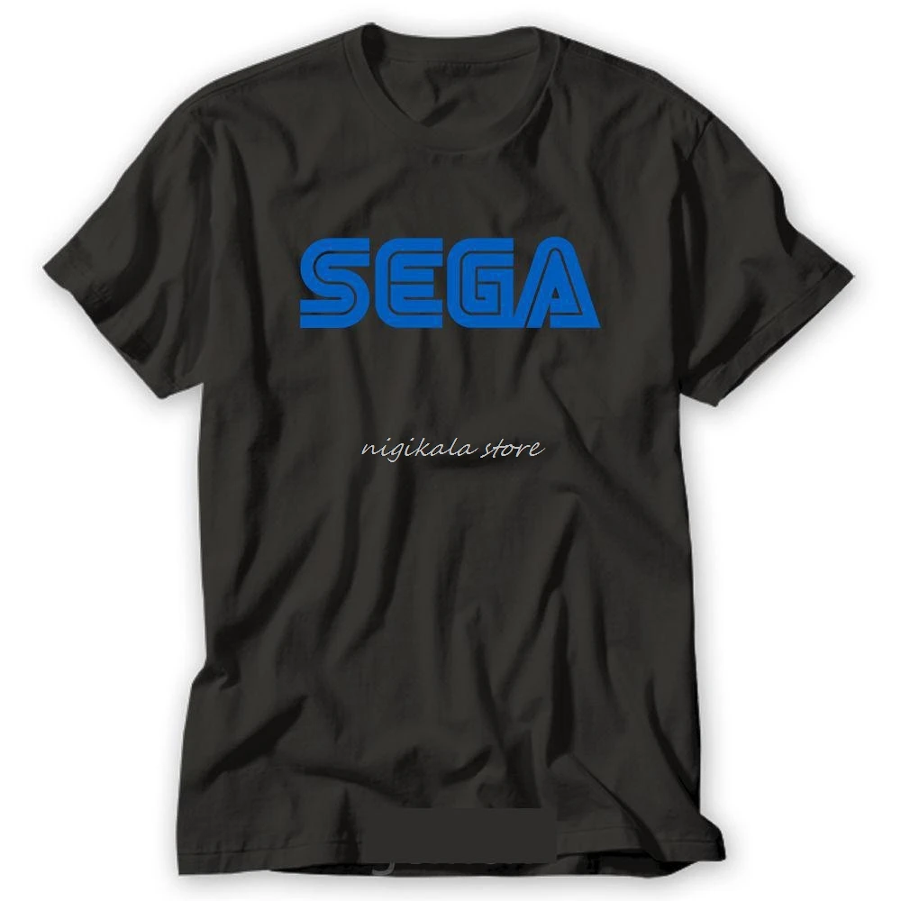 Sega футболка мужские футболки модные футболки с коротким рукавом с принтом и круглым вырезом футболки размера плюс Брендовые мужские топы