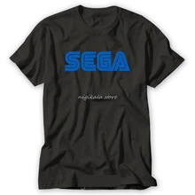 Sega футболка мужские футболки модные футболки с коротким рукавом с принтом и круглым вырезом футболки размера плюс Брендовые мужские топы