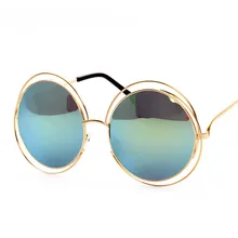 Круглый кошачий глаз Ретро Дизайнер супер круг очки с градиентными линзами женские солнцезащитные очки с ободковой оправой водительские очки UV400