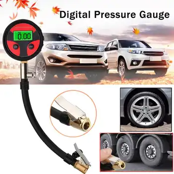 

Audew 0-200PSI Digital Tyre Tire Air Pressure Gauge LCD Manometer Car Truck Motorbike Tool