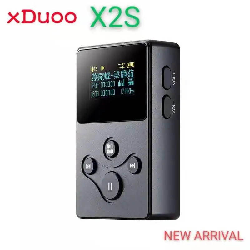 Xduoo X2S Lossless Portable Metal HIFI Music Player Headphone Amplifier Support DSD APE FLAC WAV Format 250mW Output Power music player
