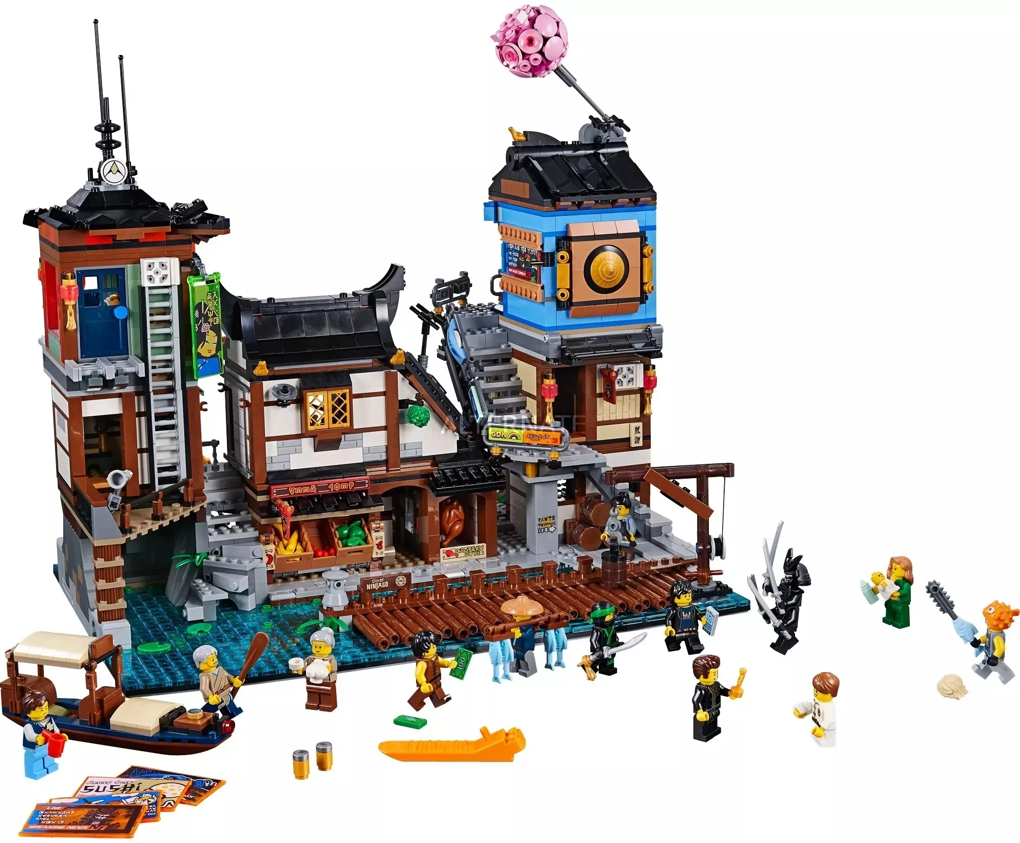 

NINJAGOED City Docks Building Blocks Bricks Classic Lloyd Cole figures Movie Model Kids Toys Marvel Compatible Legoinglys 70657