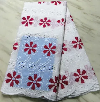 

Swiss voile lace in switzerland african lace fabric white lace fabric 5yards nigerian lace fabrics for party dress PL-E139