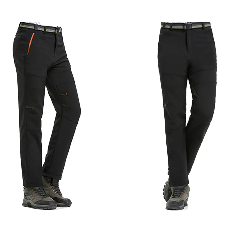 TACVASEN флисовые наружные брюки зимние походные брюки ветрозащитный, альпинизм брюки водонепроницаемые треккинговые брюки мужские флисовые брюки