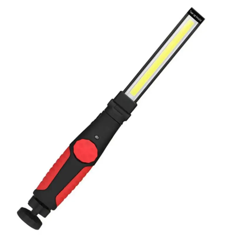 COB полосы рабочий светильник 360 градусов многофункциональный USB Перезаряжаемые вспышка светильник Кемпинг рабочий светильник Магнитный фонарь COB - Цвет: RED