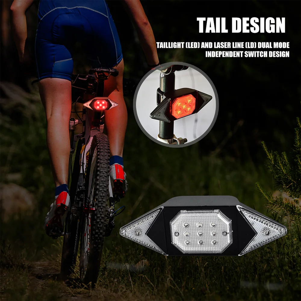 x1 LED Bike Brake Light Mount Tail Rear Bicycle Cycling Safety Warning Lamp x1 LED Bike Brake Light Mount Tail Rear Bicycle Cycling Safety Warning Lamp