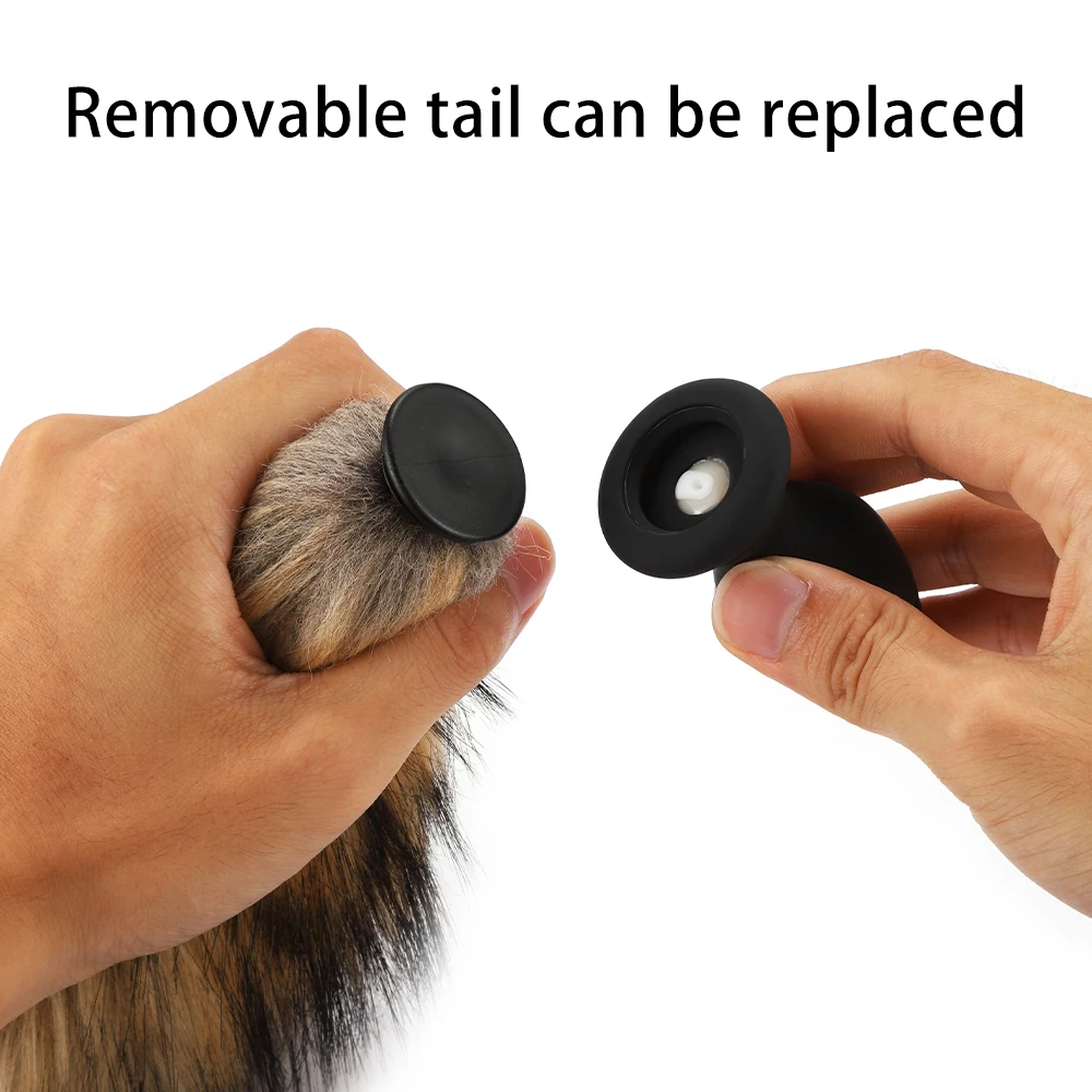 Remote Fox Wireless Tail Plug anale Giochi per adulti 10 velocità Vibrante Butt Plug Stimolatore ano per coppie F_voghion.com