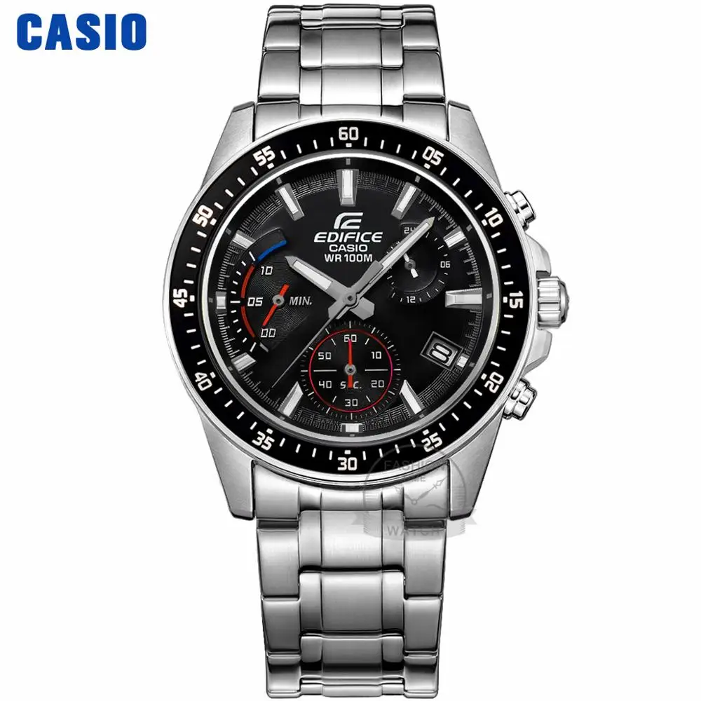 EFV540D1A Часы Casio Edifice часы мужские Взрыв лучший бренд класса люкс комплект кварц 100м Водонепроницаемый Световой Хронограф мужские часы Спортивные военные часы дайвинг наручные часы relogio masculino reloj hombre erkek - Цвет: EFV540D1A