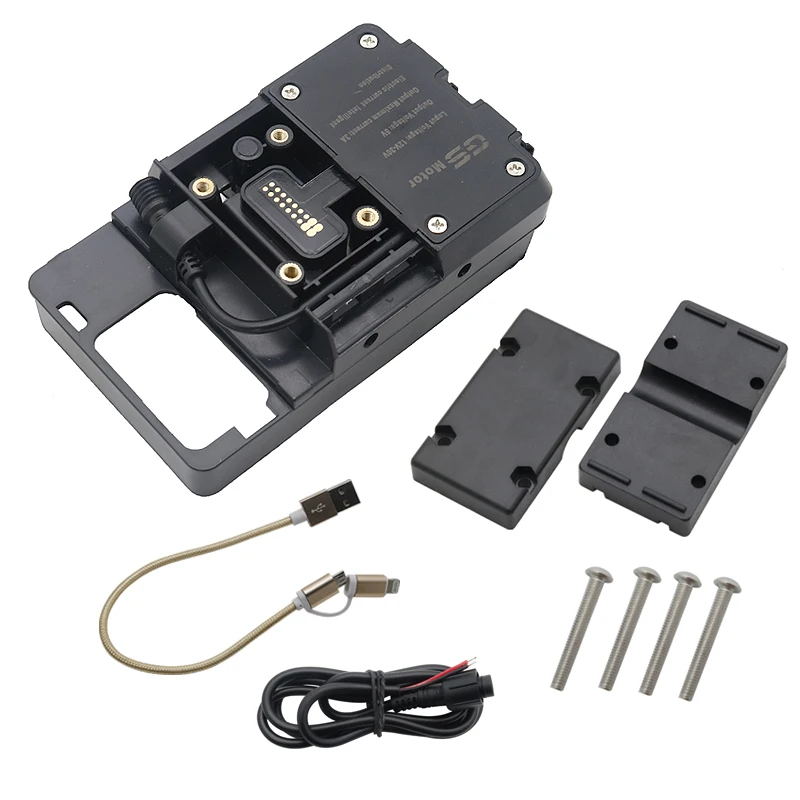 For BMW R1200GS r1200 GS handheld gps navigator usb charger motorcycle Phone Navigation holder Africa Twin CRF1000L ADV 800GS (11)