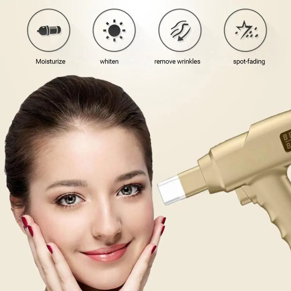

Mesotherapy Hydrolifting Water Injector Skin Rejuvenation Needle Free Microcrystal Injection Facial Care Instrument