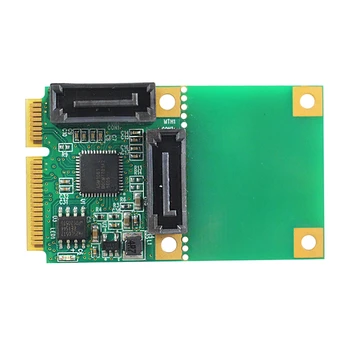 

Mini Pcie to SATA 3.0 Extender 6Gpbs Supports 2-Port Hot-Swappable System Disk