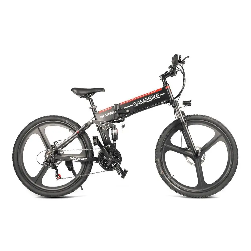 [Europe NOTTAX] 26 дюймов Samebike шин LO26 Умный складной электрический велосипед 350 Вт Мотор ebike 10Ah батарея Макс 35 км/ч Электрический велосипед