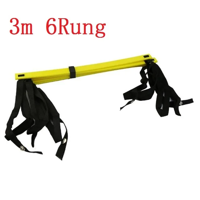 3m 6Rung Стиль 5/6/7/8/12/14 Degrau Cintas de нейлон Formação Escadas Agilidade Velocidade Эскада Escadas para o Equipamento de Futebol E - Цвет: 3m 6Rung
