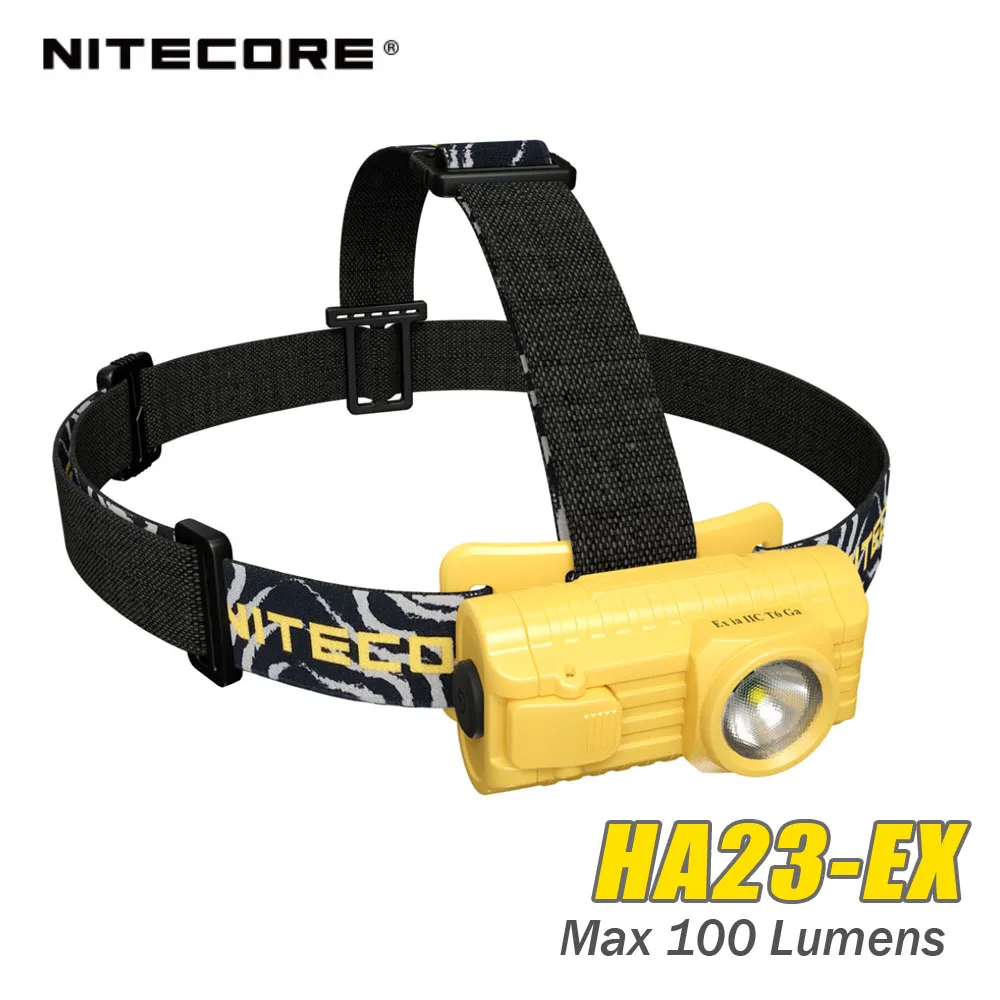 Налобный фонарь Nitecore HA23 Ex светодиодный 100 люмен время работы часов
