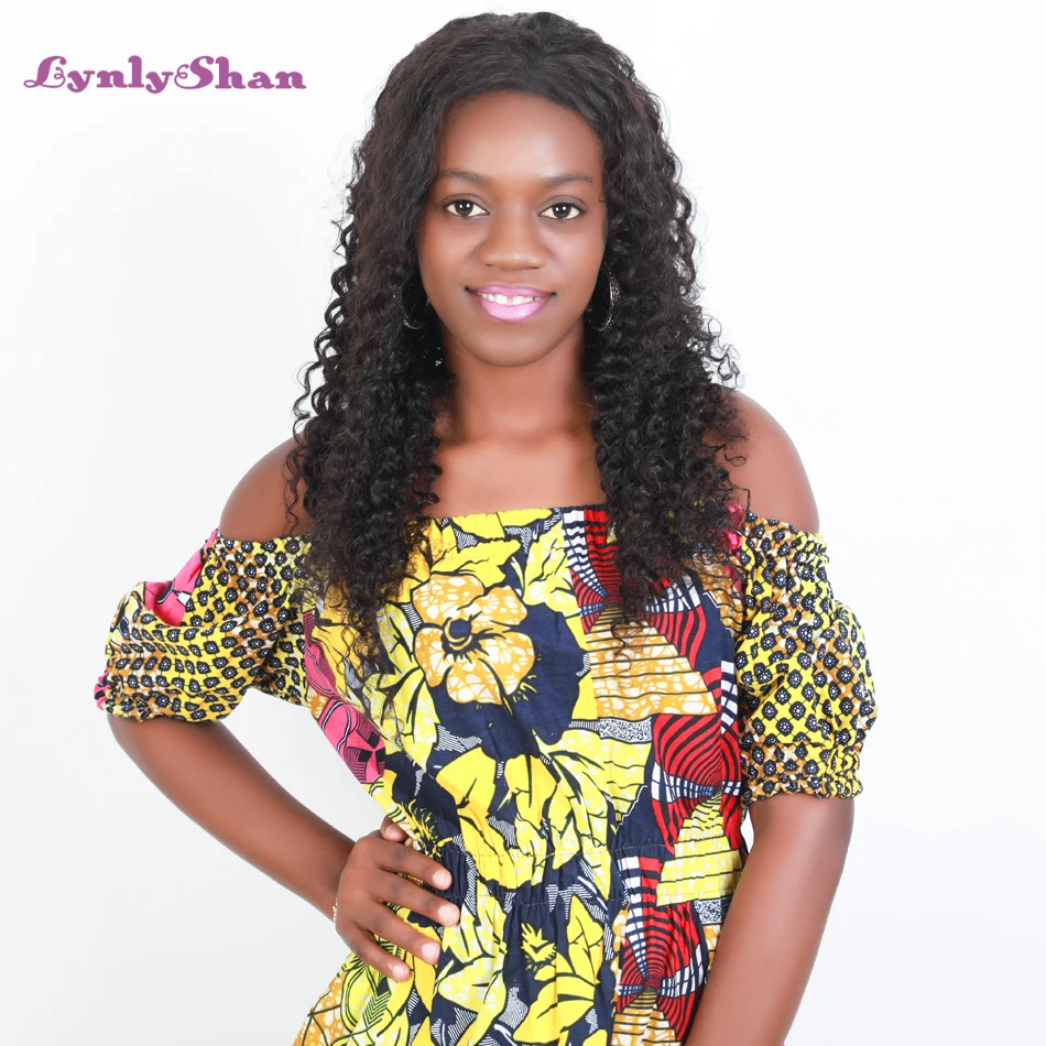 

Deep wave Lace Frontal Lynlyshan Human Hair Wig Wet and Wavy 13*6 Lace Front Human Hair Wigs Short Bob Wig Brazilian Remy Hair